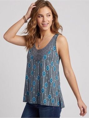 Mossimo Aztec Western Print Tank Top